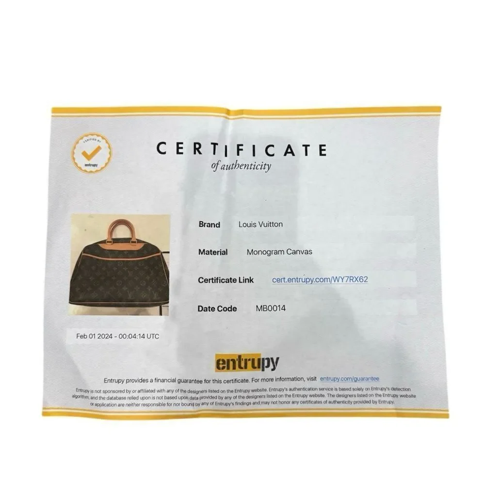 Louis Vuitton Monogram Deauville Bag